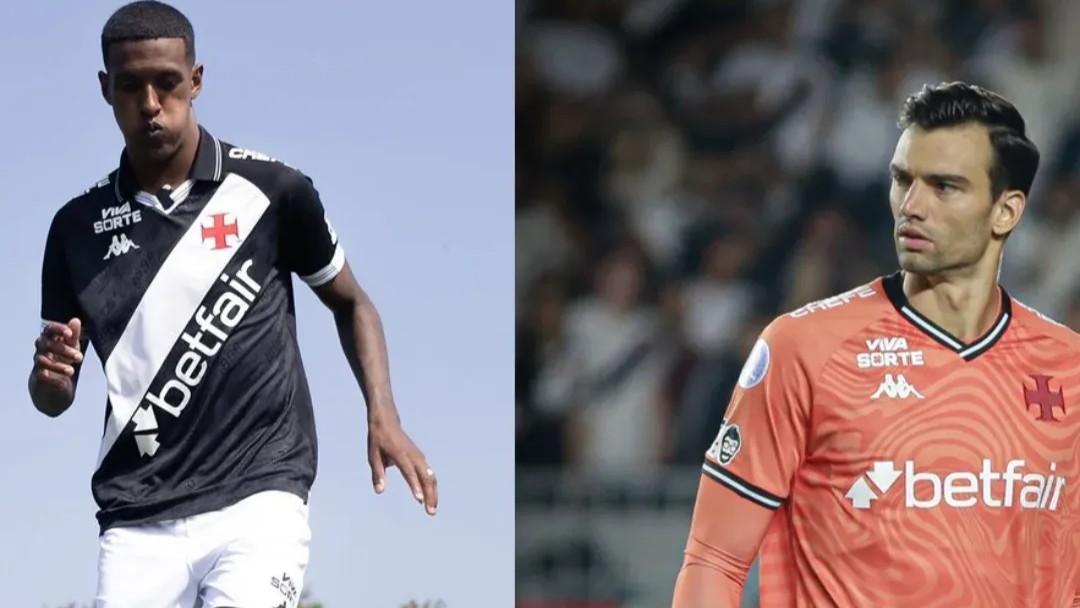 Robert Renan e Léo Jardim: únicos jogadores do Vasco com 100% de presença no Brasileirão