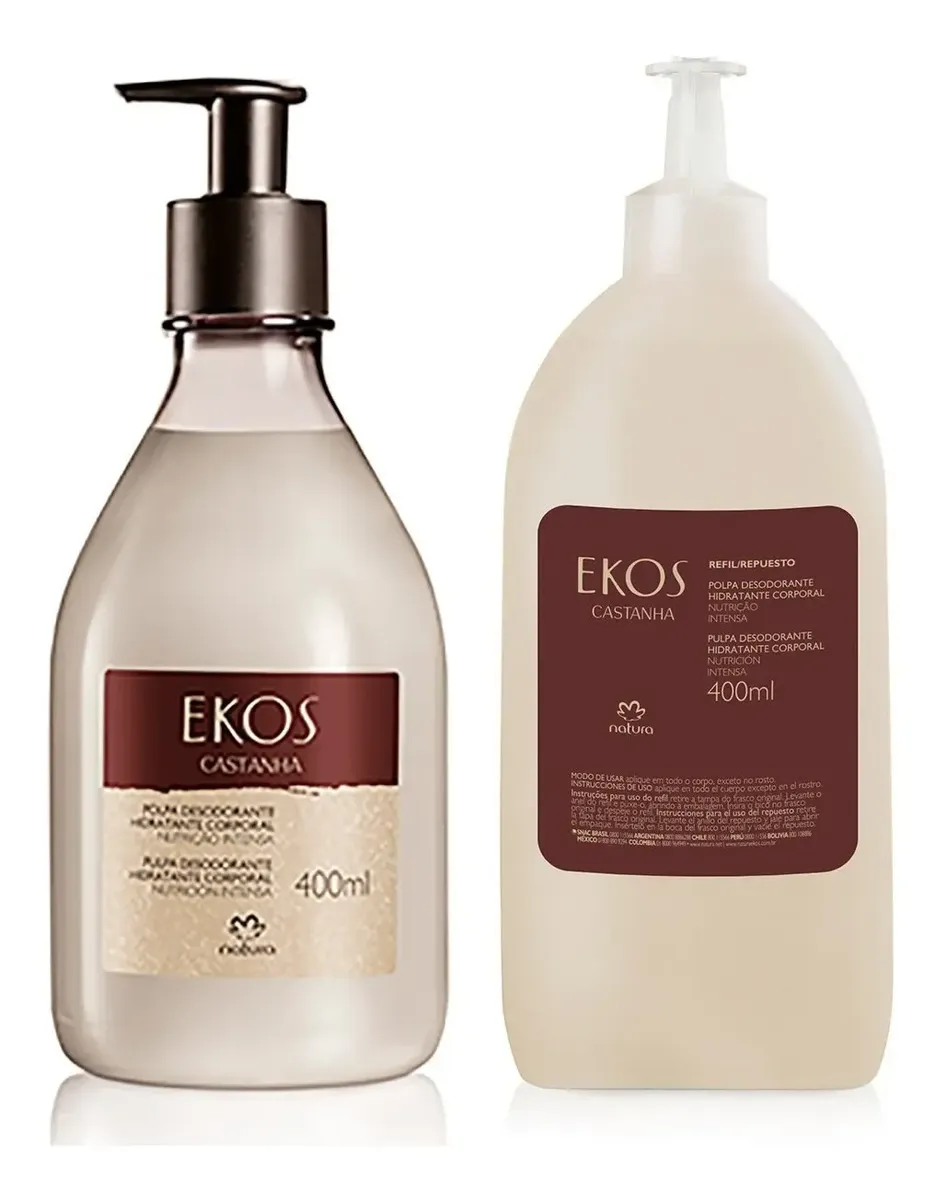 Hidratante Corporal Castanha Ekos Natura + Refil Gratis